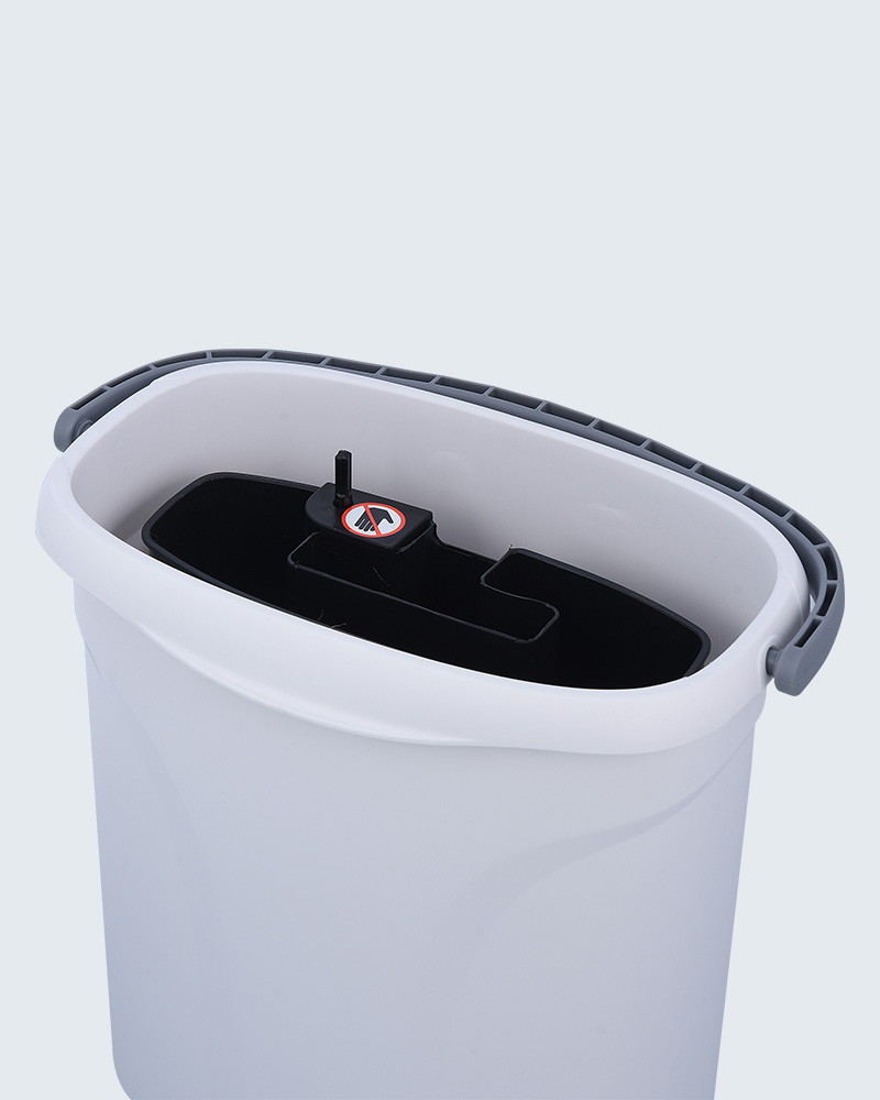 Conjunto de balde de esfregão de separação de água suja de controle duplo Mopx Dual Zone