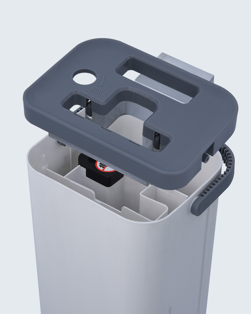 Conjunto de balde de mini esfregão plano Mopx para uso úmido e seco