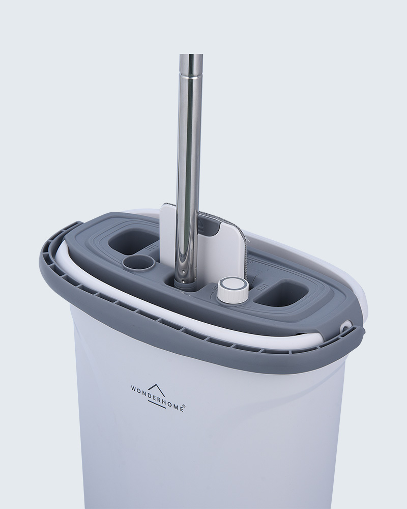 Conjunto de balde de esfregão de separação de água suja de controle duplo Mopx Dual Zone