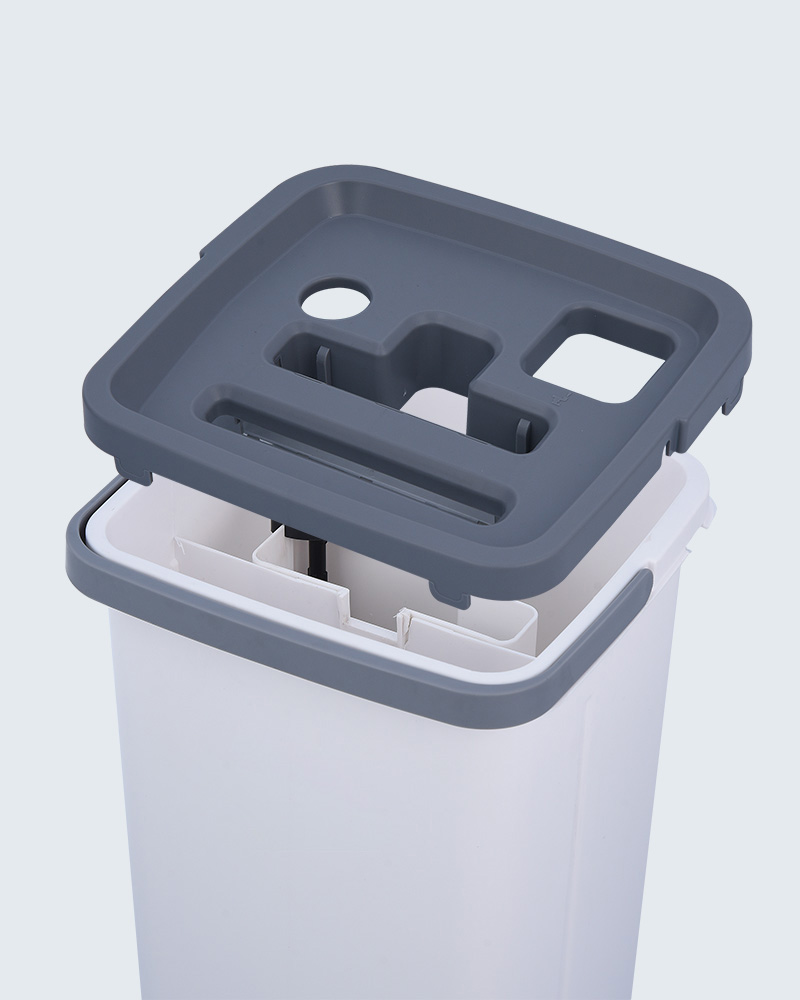 Conjunto de balde de esfregão plano Mopx para lavagem com as mãos livres