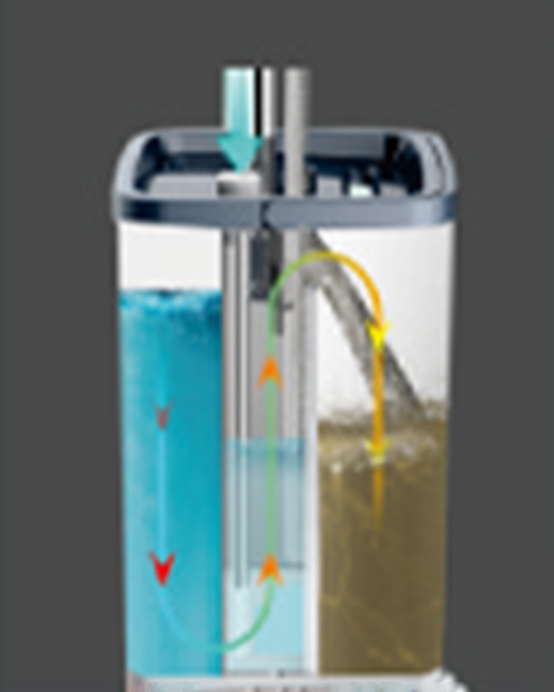 Conjunto de balde de esfregão plano Mopx para lavagem com as mãos livres